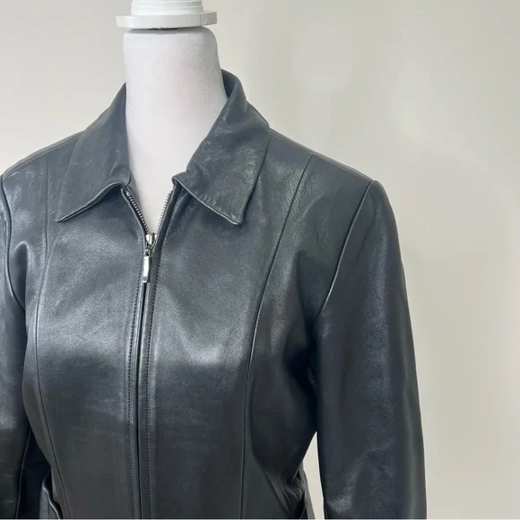 Ann Taylor 100% Leather women’s jacket - Picture 5 of 9